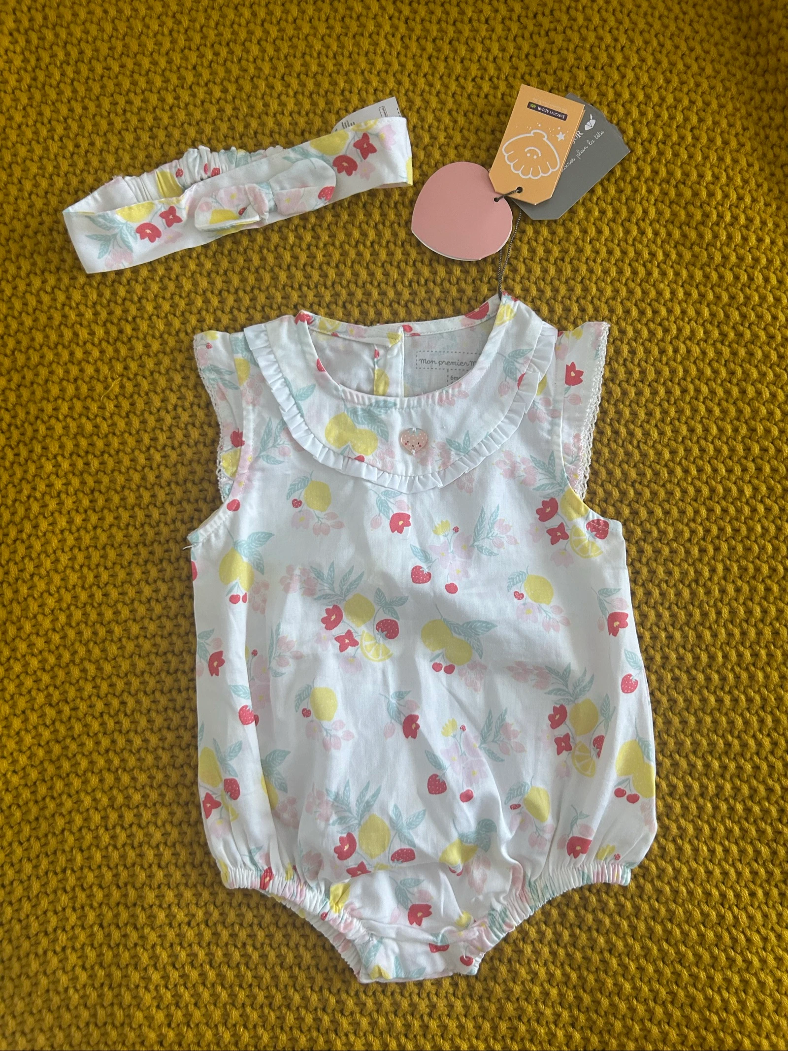 Adorable conjunto de 6 meses para niña pequeña - Nuevo – photo 3